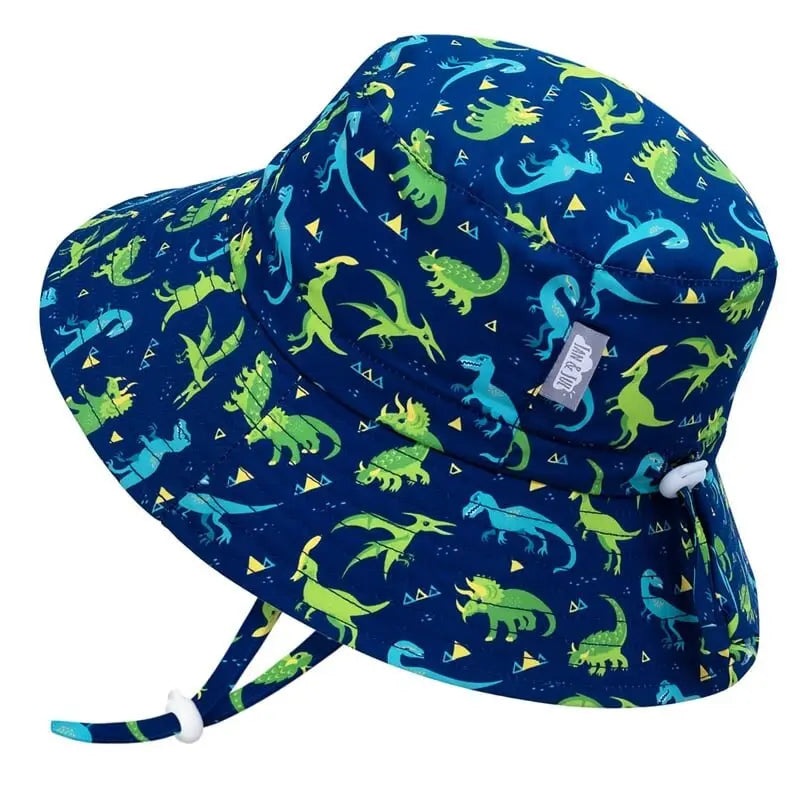 Jan & Jul Kids Water Repellent Bucket Hats Dinoland