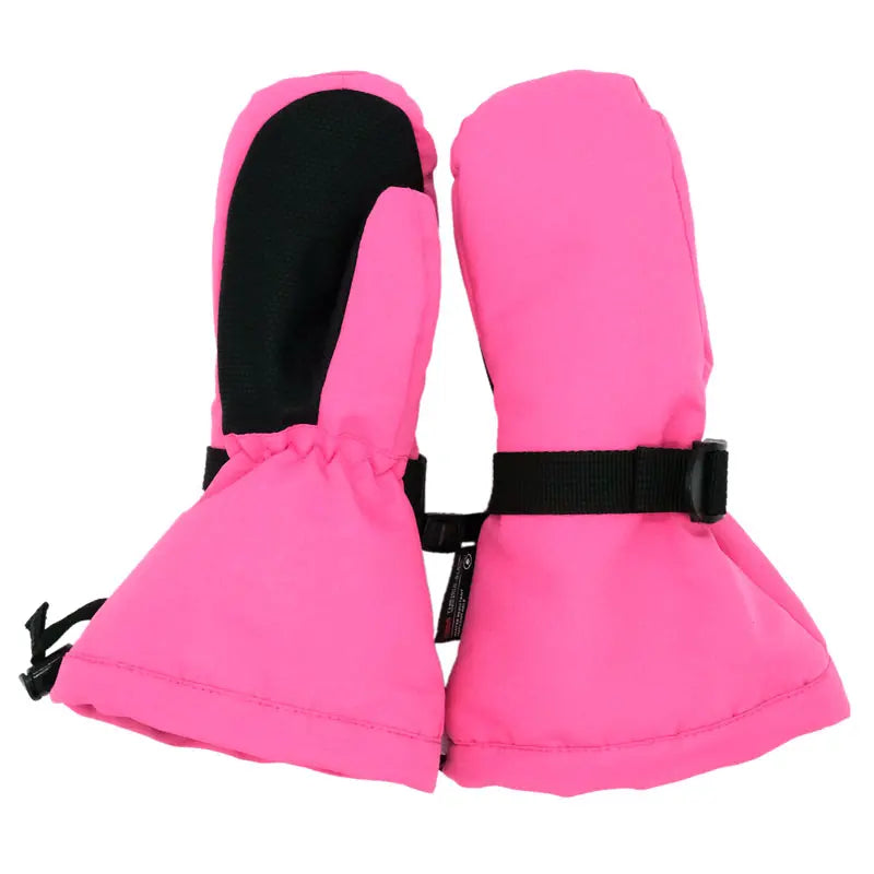 Jan & Jul Kids Waterproof Toasty Dry Mitten Hot Pink