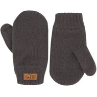 Jan & Jul Knit Mitten Dark Grey