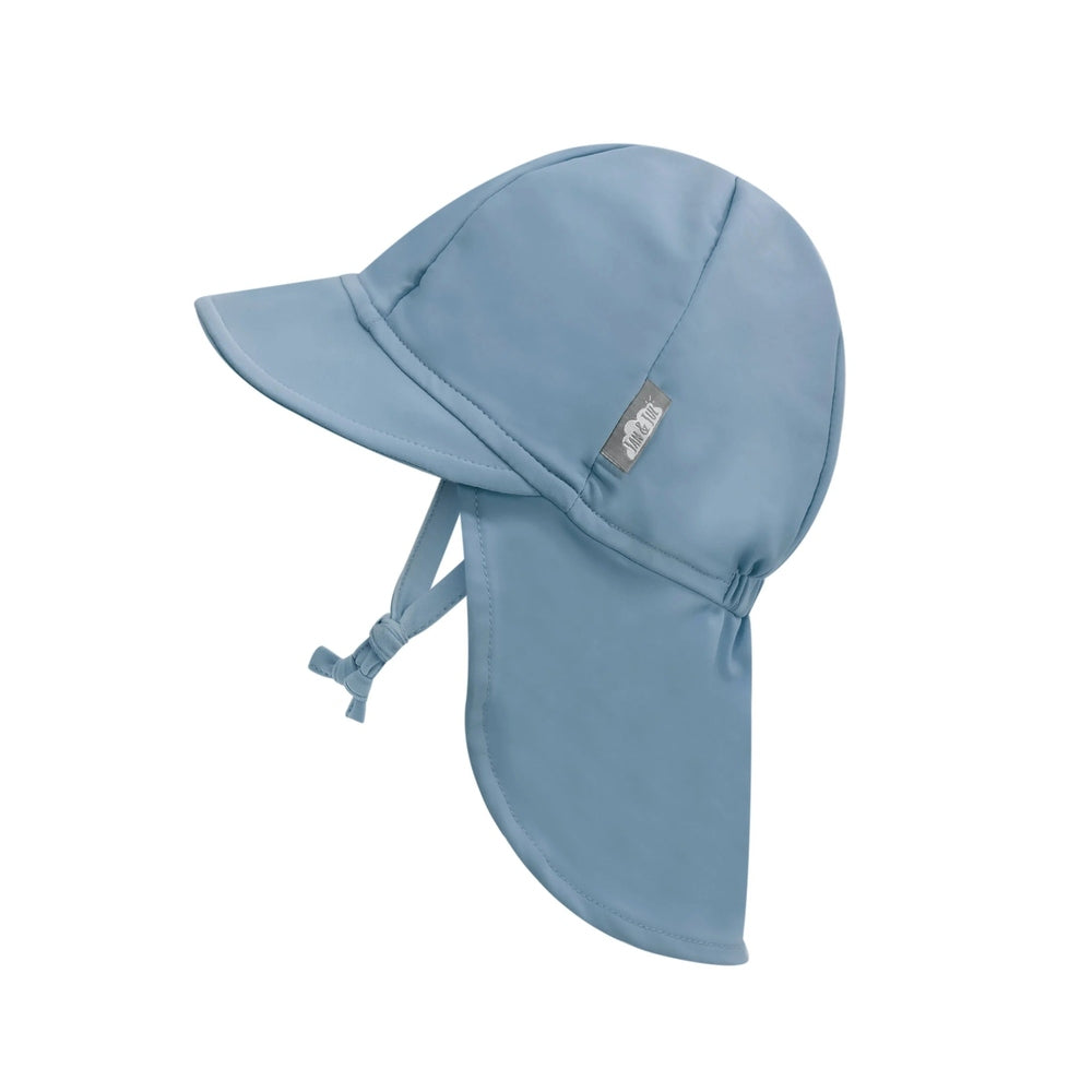 Jan & Jul Sun Soft UV Baby Caps Blue Grey