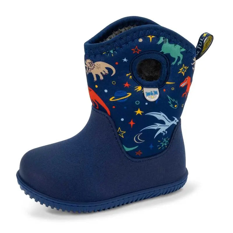 Jan & Jul Toasty Dry Lite Winter Boots Space Dinos