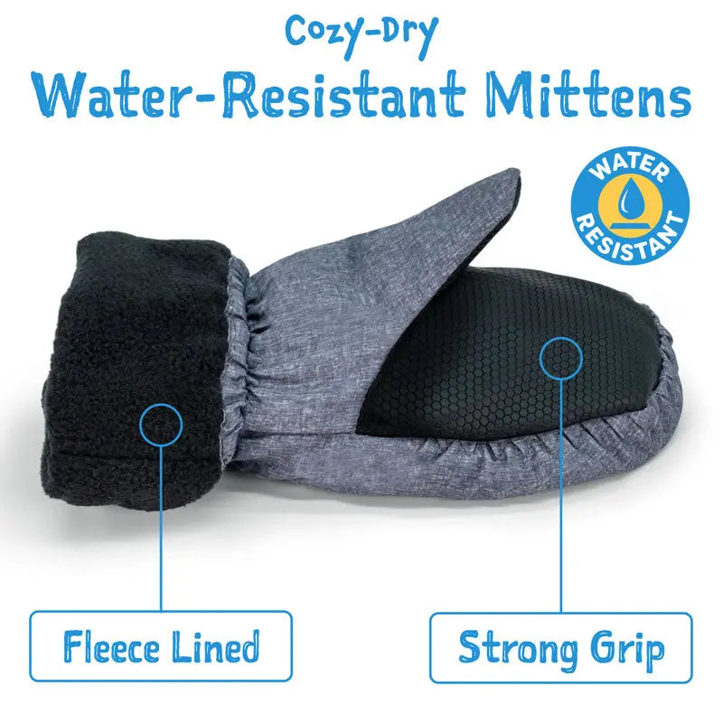 Jan & Jul Water-Resistant Cozy Dry Rain Mitten Winter Flowers