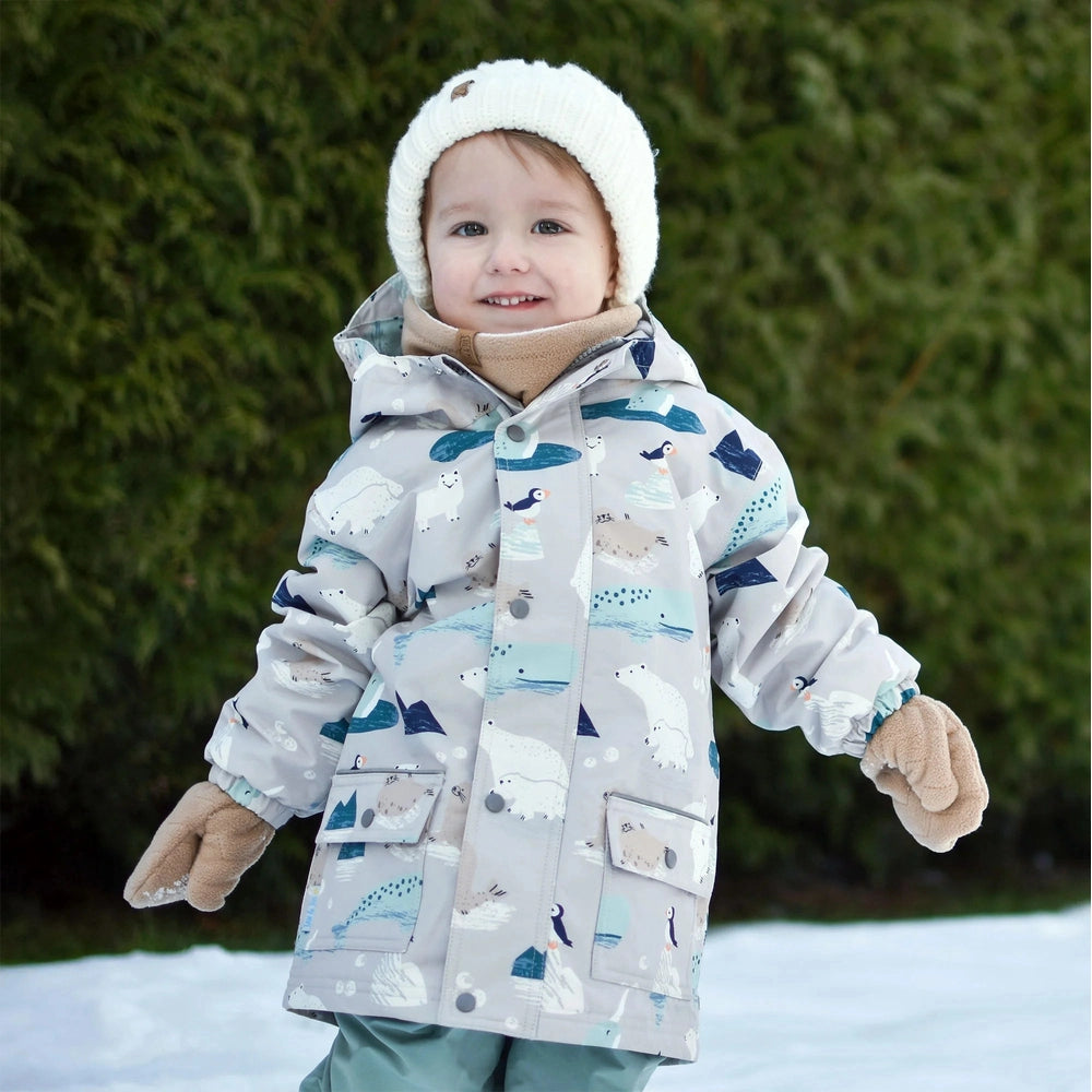 Jan & Jul Waterproof Cozy Dry Rain Jacket Polar Pals