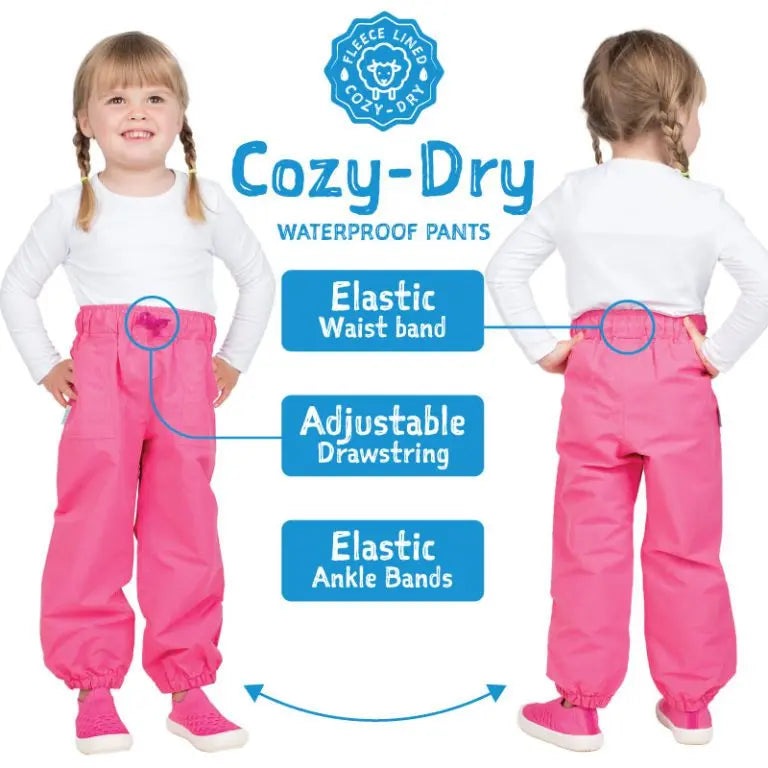 Jan & Jul Waterproof Cozy Dry Rain Pants Bear