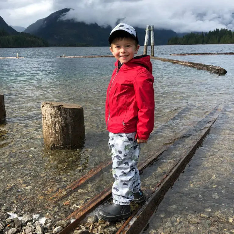 Jan & Jul Waterproof Cozy Dry Rain Pants Bear