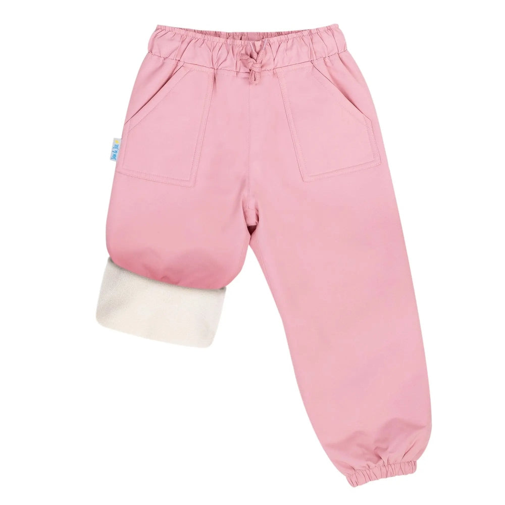 Jan & Jul Waterproof Cozy Dry Rain Pants Dusty Pink