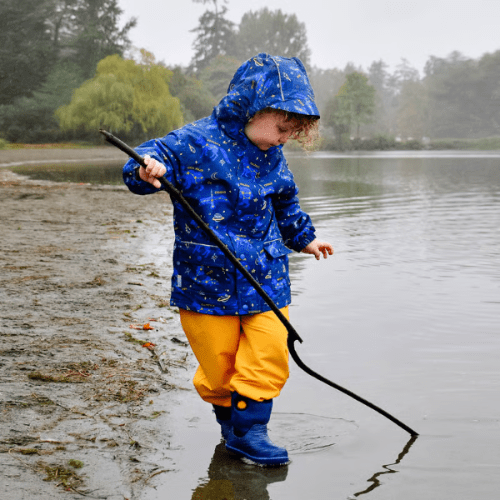 Jan & Jul Waterproof Cozy Dry Rain Pants Yellow
