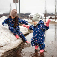 Jan & Jul Waterproof Cozy Dry Rain Suit Terrazzo