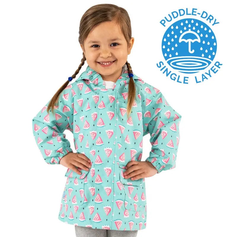 Jan & Jul Waterproof Puddle Dry Rain Jacket Watermelon