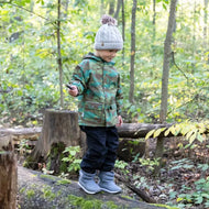 Jan & Jul Waterproof Puddle Dry Rain Pants Black