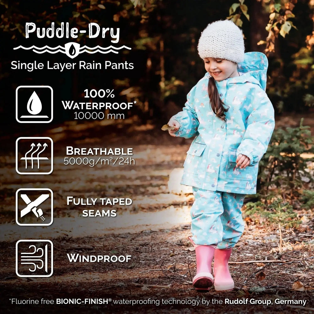 Jan & Jul Waterproof Puddle Dry Rain Pants Constellations