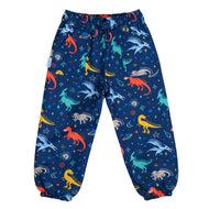 Jan & Jul Waterproof Puddle Dry Rain Pants Space Dinos