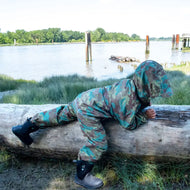 Jan & Jul Waterproof Puddle Dry Rain Pants Woodland Camo