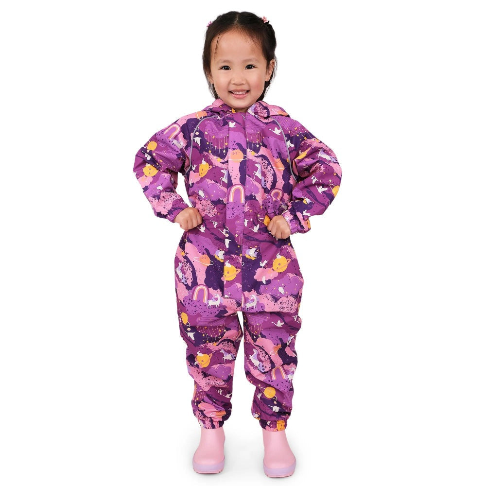 Jan & Jul Waterproof Puddle Dry Rain Suit Purple Dream