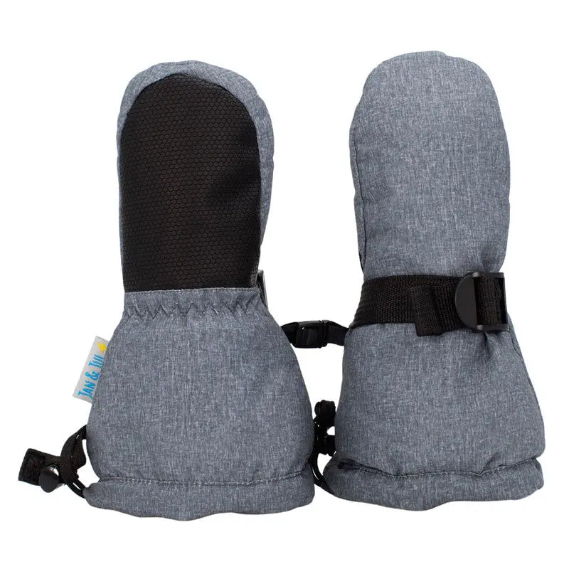 Jan & Jul Waterproof Toasty Dry Mitten Thumb Heather Grey