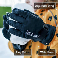 Jan & Jul Waterproof Toasty Dry Snow Gloves Nebula Blue