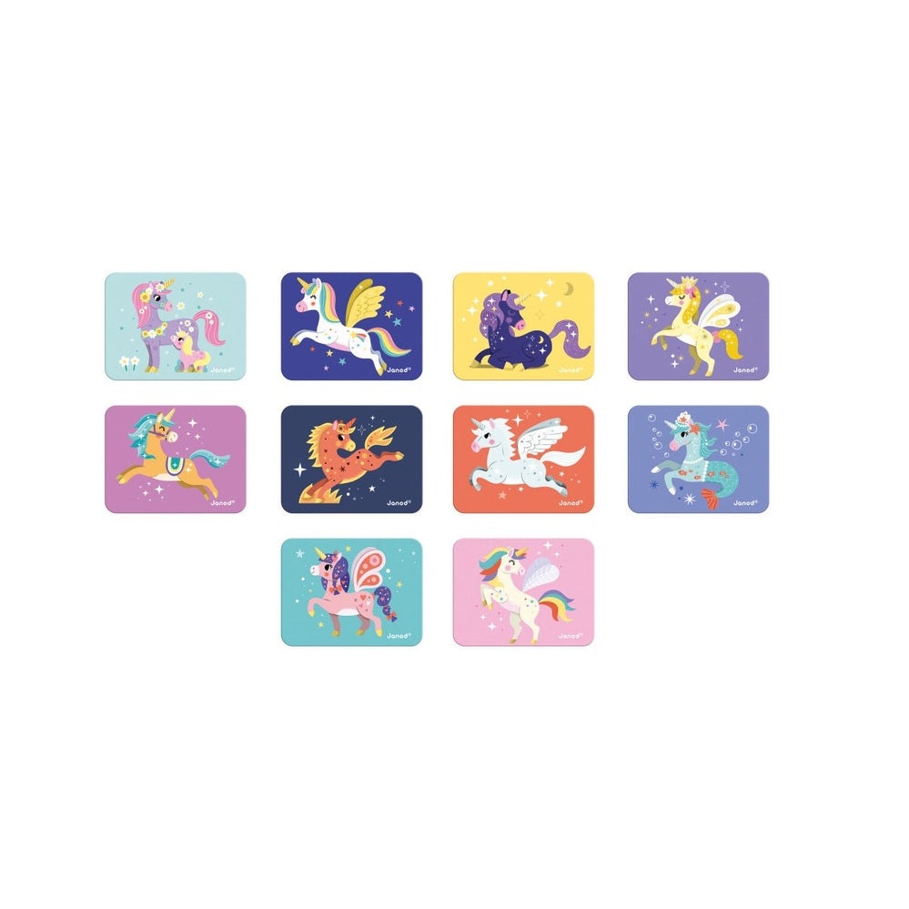 Janod Magnetibook Unicorns