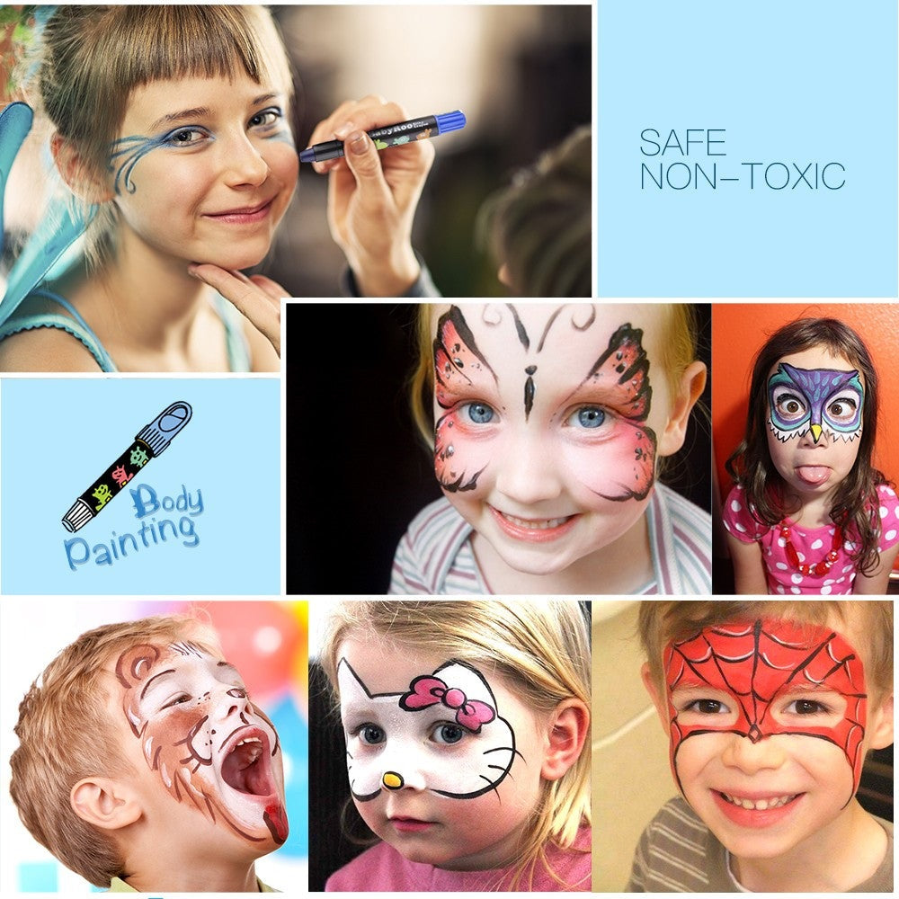 Jar Melo Baby Roo washable 6-color non-toxic crayons for kids, silky-smooth coloring set