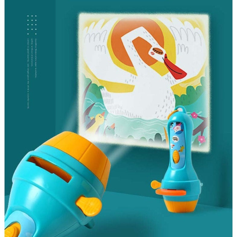 Jar Melo Shadow Theater Fairy Tale toy set with blue projector and illustrated shadow screen