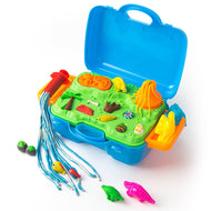 Jar Melo Super Soft Modeling Dough Kit- Dinosaur Case