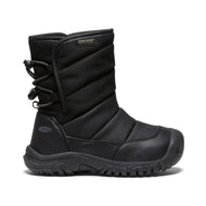 Keen Little Kids' Puffrider Waterproof Winter Boot Black Steel Grey