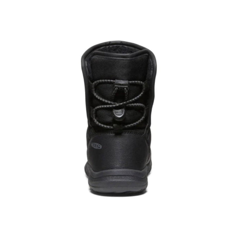 Keen Little Kids' Puffrider Waterproof Winter Boot Black Steel Grey