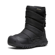 Keen Little Kids' Puffrider Waterproof Winter Boot Black Steel Grey