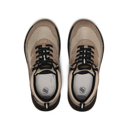 Keen Big Kids' Hightrail Waterproof Hiking Shoe Brindle/Oak Buff