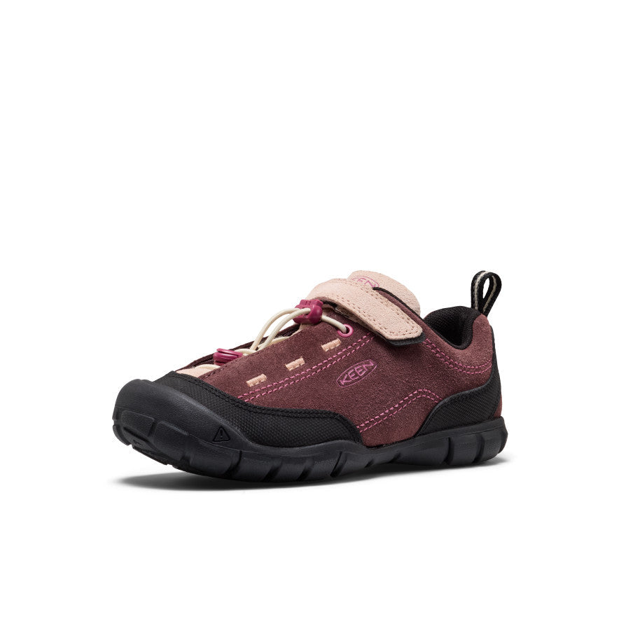 Keen Big Kids' Jasper II Huckleberry/Cameo Rose - single shoe in a front three-quarter view