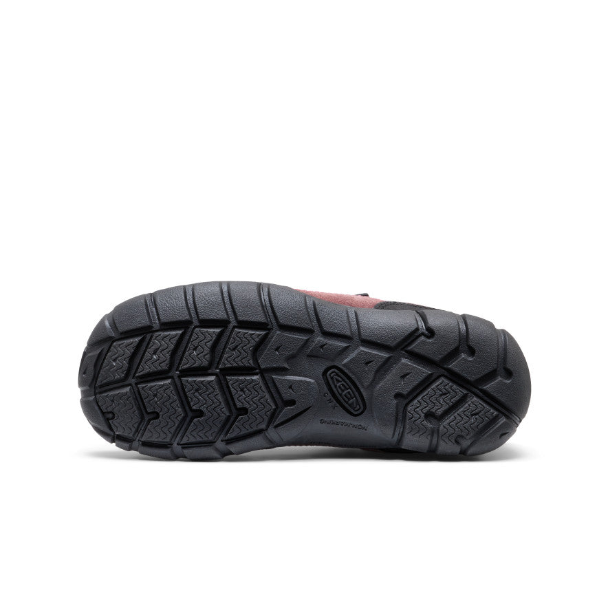 Keen Big Kids' Jasper II Huckleberry/Cameo Rose - outsole tread and traction pattern
