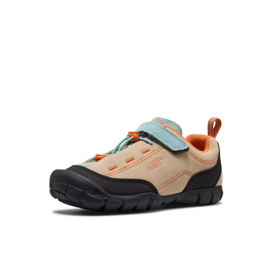Keen Big Kids' Jasper II Safari/Aquifer - single shoe in a front three-quarter view