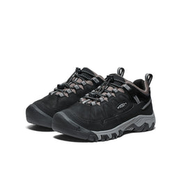 Keen Big Kids' Targhee IV Waterproof Hiking Shoe Black/Steel Grey