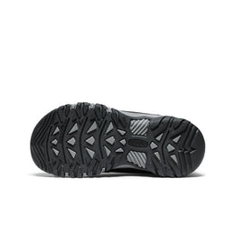 Keen Big Kids' Targhee IV Waterproof Hiking Shoe Black/Steel Grey