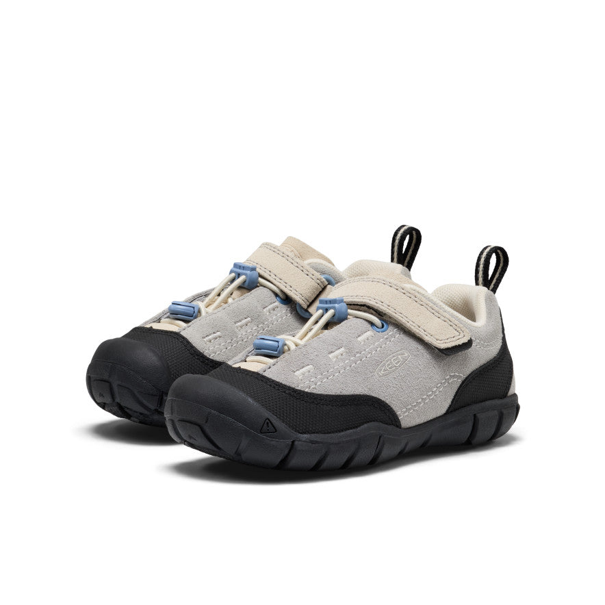 Keen Little Kids' Jasper II Alloy/Birch - paired shoes in a front three-quarter view