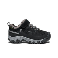 Keen Little Kids' Targhee IV Waterproof Hiking Shoe Black/Steel Grey