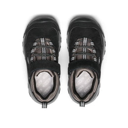 Keen Little Kids' Targhee IV Waterproof Hiking Shoe Black/Steel Grey