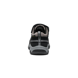 Keen Little Kids' Targhee IV Waterproof Hiking Shoe Black/Steel Grey
