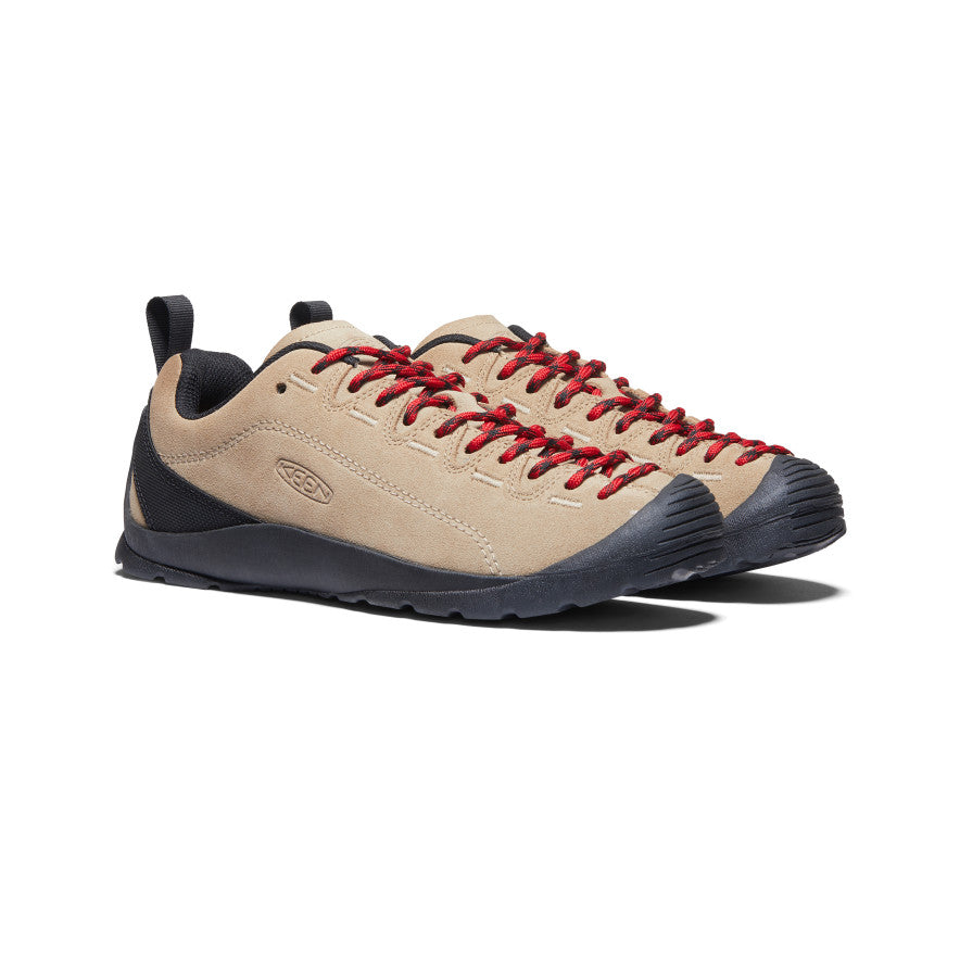 Keen Women's Jasper Sneaker Silver Mink - paired shoes in a front three-quarter view