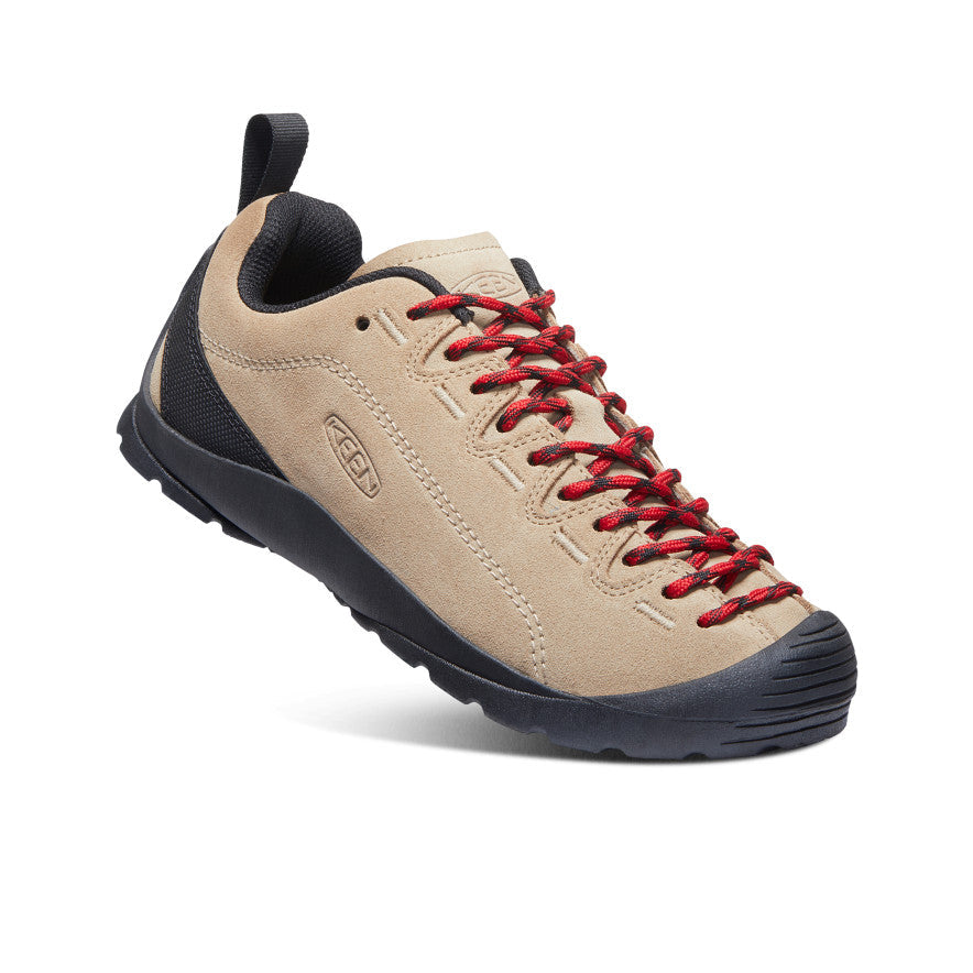 Keen Women's Jasper Sneaker Silver Mink - single shoe in a front three-quarter view