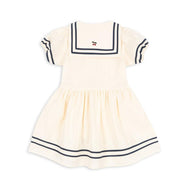 Konges Slojd Allie Sailor Dress Gots Optic White