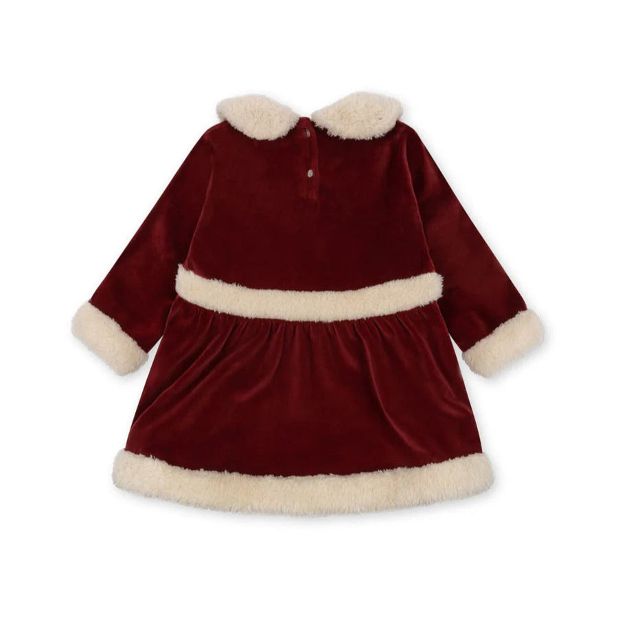 Konges Slojd Christmas Dress Red Dahlia