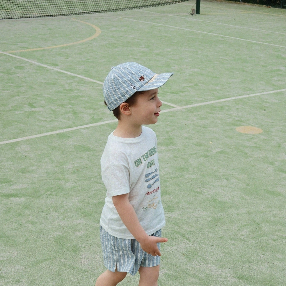 Konges Slojd Elliot Shark Cap - Trio Bleu Stripe 4