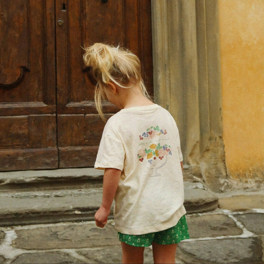 Konges Slojd Era Tee - Buttercream/Juicy