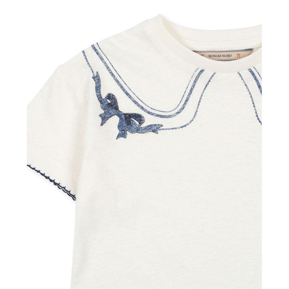 Konges Slojd Era Tee Ocs Off White/Bow Collar