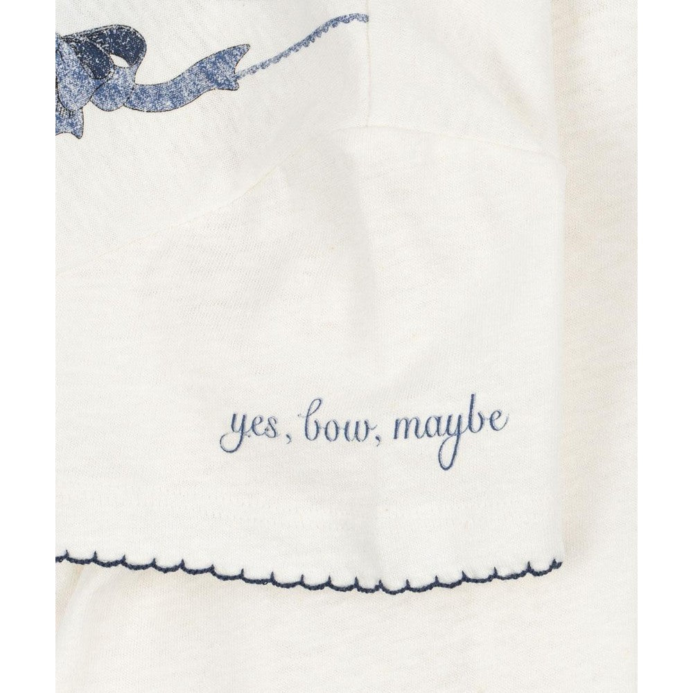 Konges Slojd Era Tee Ocs Off White/Bow Collar