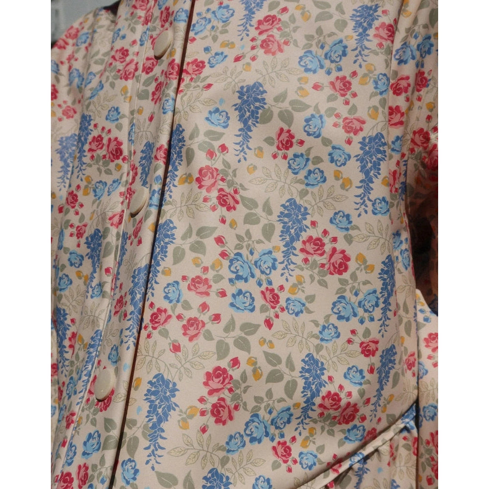 Konges Slojd Faire Rain Set Lavida in beige with multicolor floral print