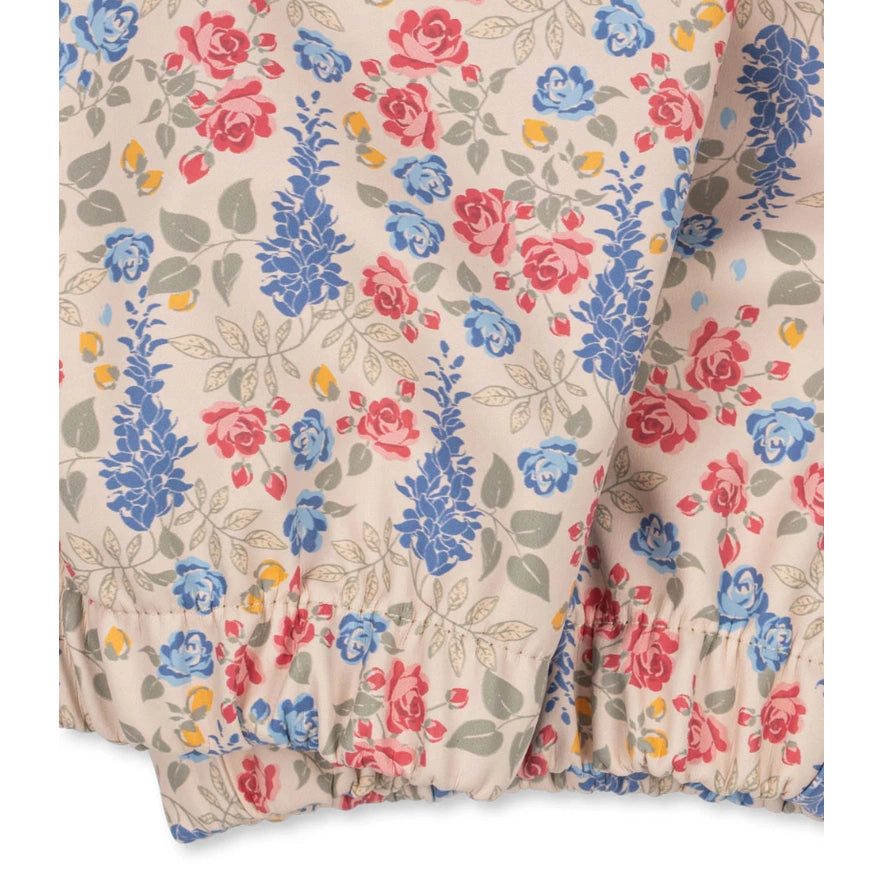Konges Slojd Faire Rain Set Lavida in pastel floral print with pink and blue roses