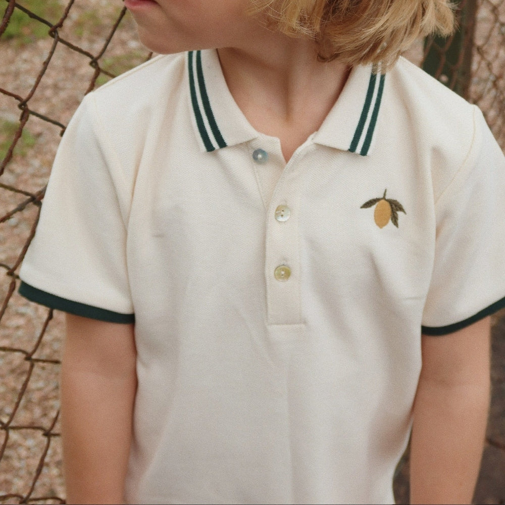 Konges Slojd Florian Polo Shirt - Antique White 1