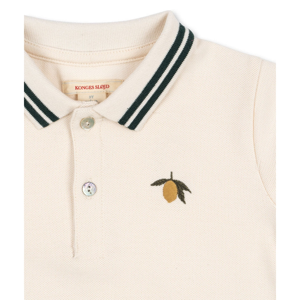 Konges Slojd Florian Polo Shirt - Antique White 5