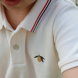 Konges Slojd Florian Polo Shirt - Antique White